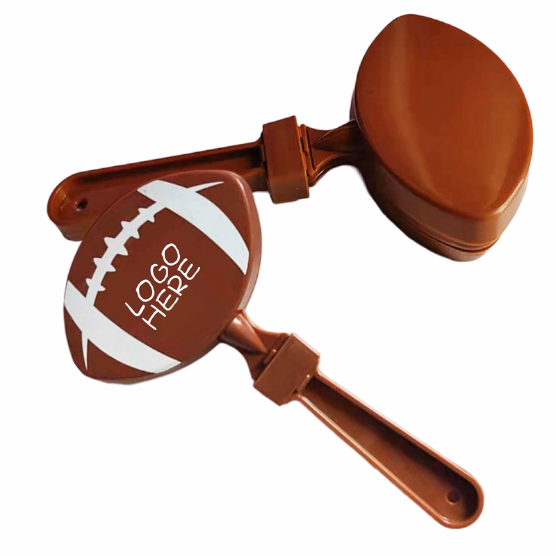 Football Clappers Noisemakers Plastic Hand