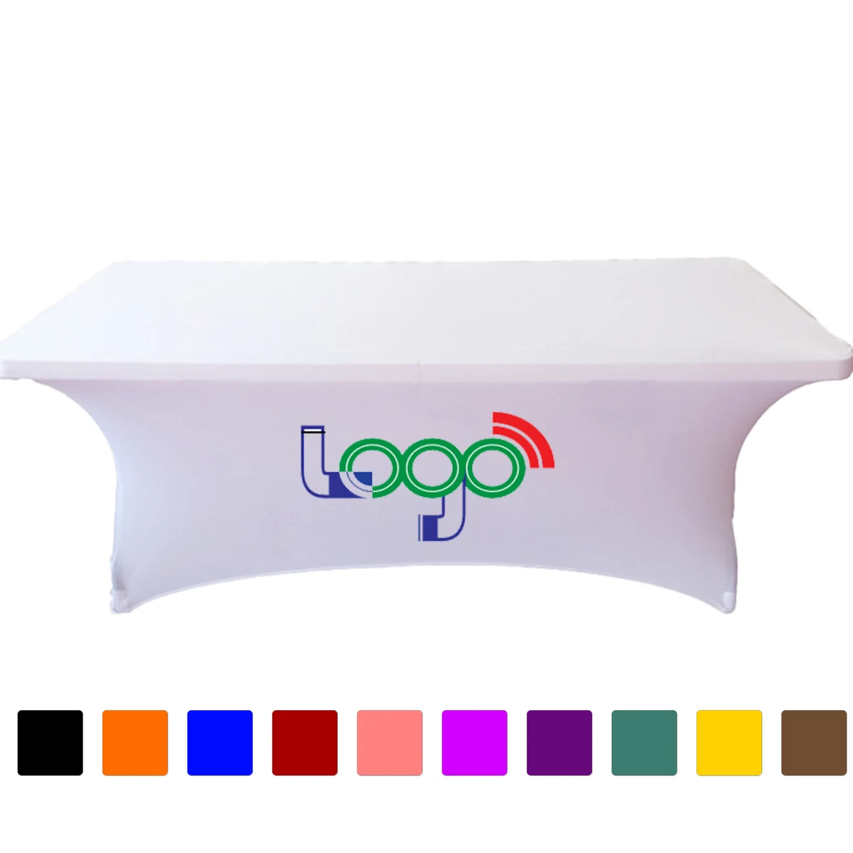 Custom Stretch Table Cover for 6FT Display Tables 1