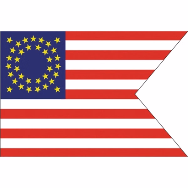 Special Historical Stick Flag - Cavalry Guidon