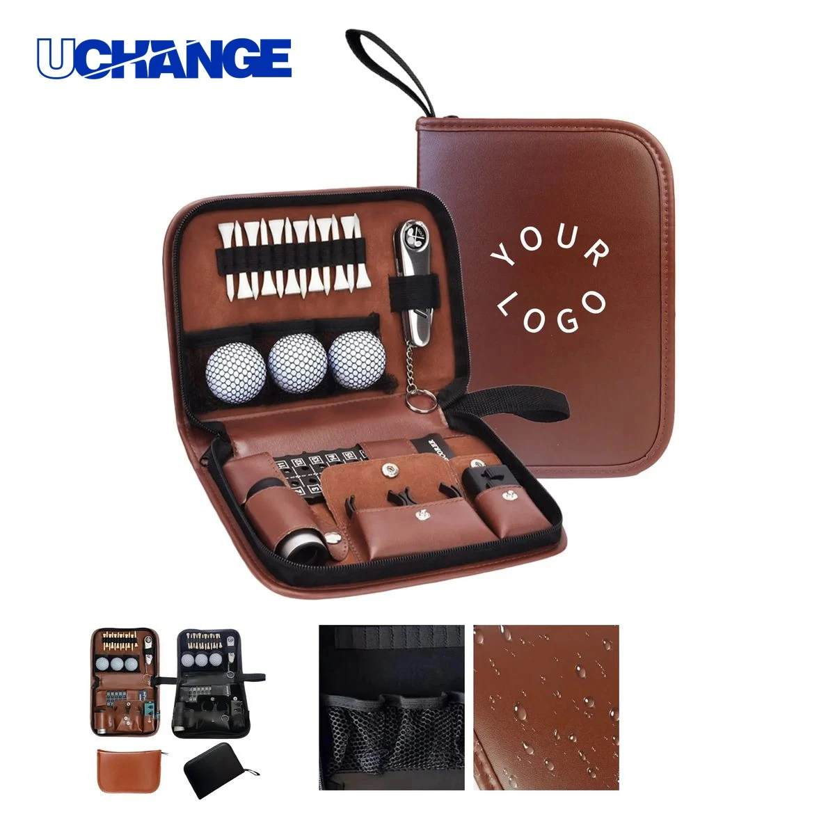 Portable Golf Bag Organizer for Balls and Tees 1