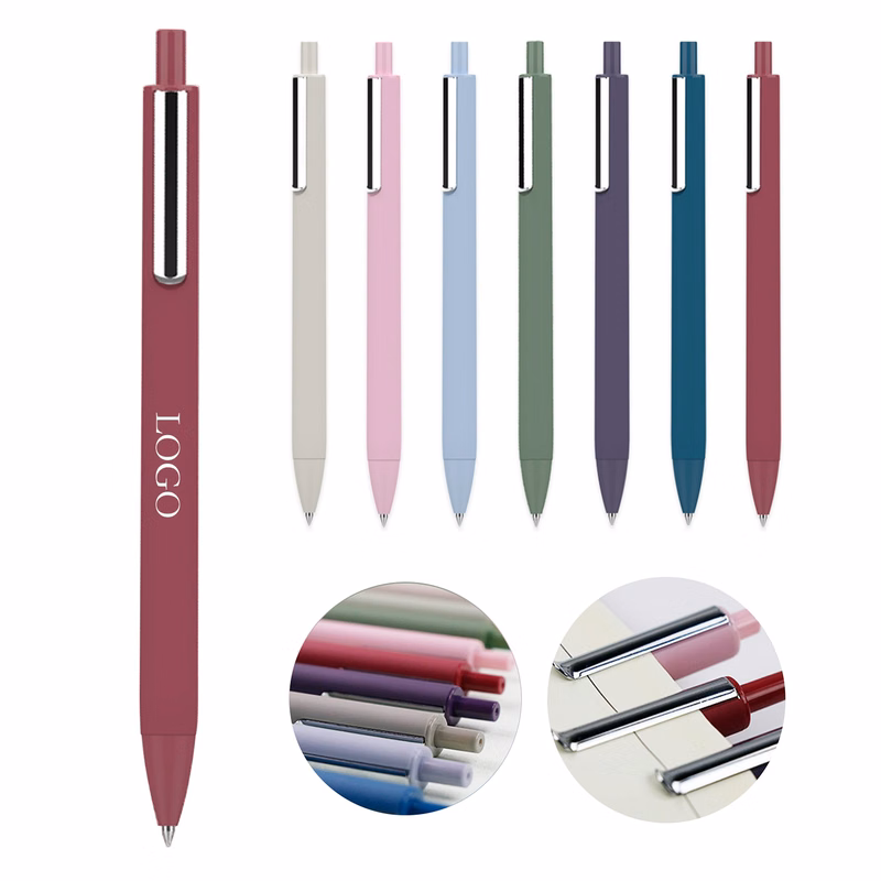 Retractable Black Ink Gel Pens