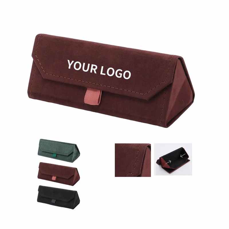 Portable Suede Sunglasses Case