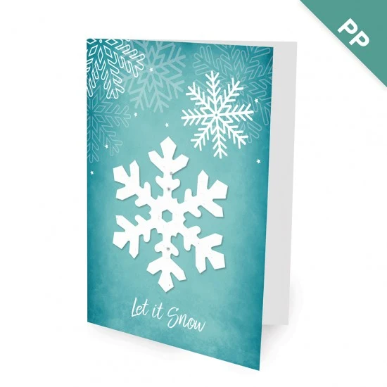 Plantable Snowflake Corporate Holiday Cards 1
