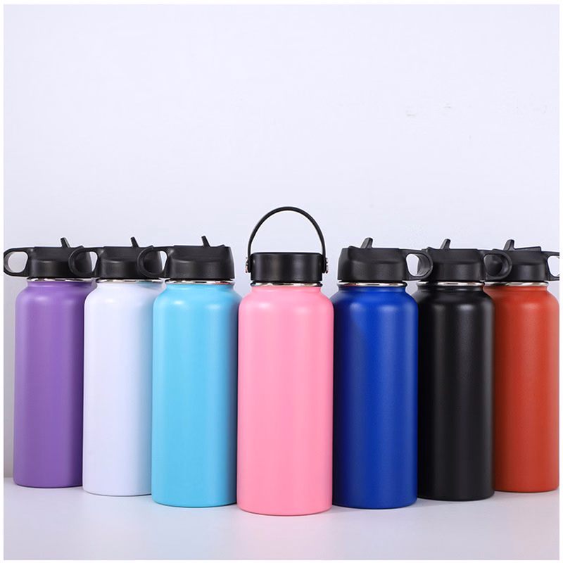 18Oz Water Bottle with Straw
