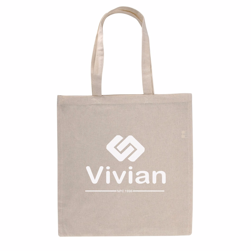 Open Top Solid Color Canvas Tote Bag