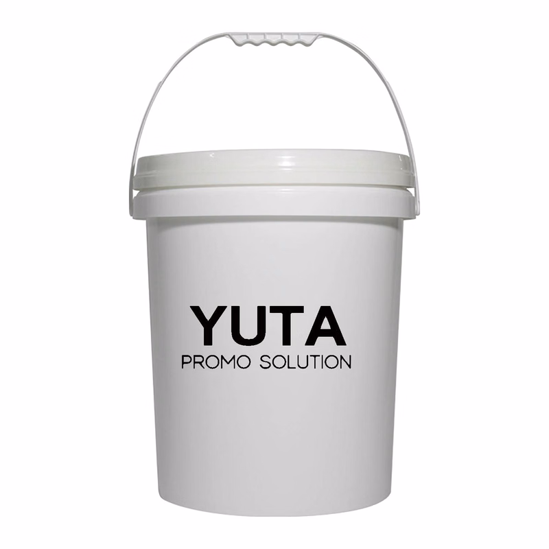 676Oz White Plastic Bucket W/ Lid – Durable & Reusable