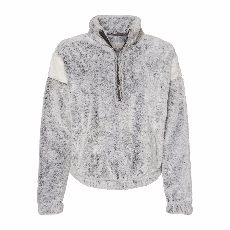 Women's Remy Fuzzy Fleece Quarter-Zip Pullover - FZ04