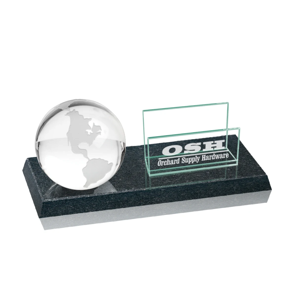 Granite Cardholder - Clear Globe 1