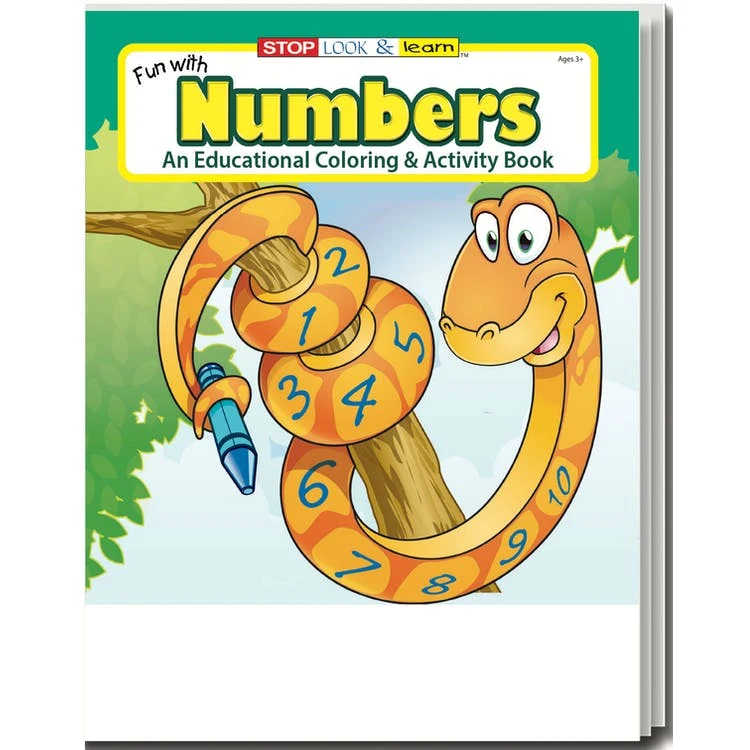 Fun with Numbers Coloring Books - Ages 3-11 16 Pages 1