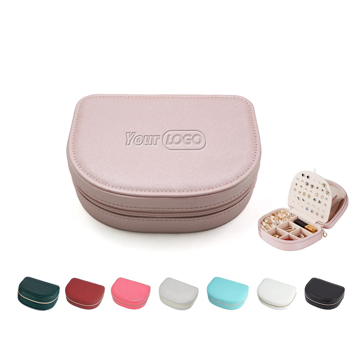Portable Seashell-Shaped Jewelry Storage Case 1