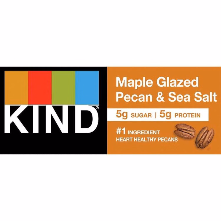 KIND Bars - Maple Glazed Pecan & Sea Salt 12 Bars