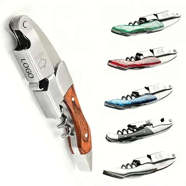 Steel Wine Opener with Ergonomic Corkscrew for Bottles 1