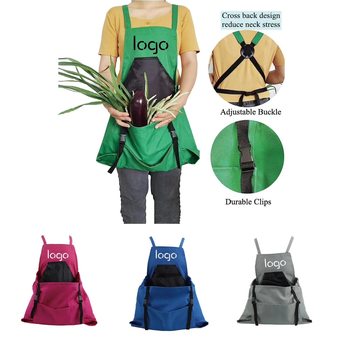 Outdoor Picking Large Pocket Apron 1