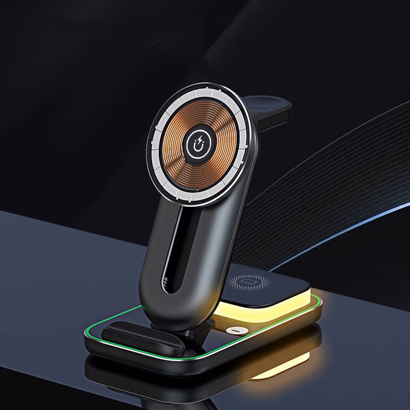 4-in-1 Desktop Stand Magnetic Wireless Charger