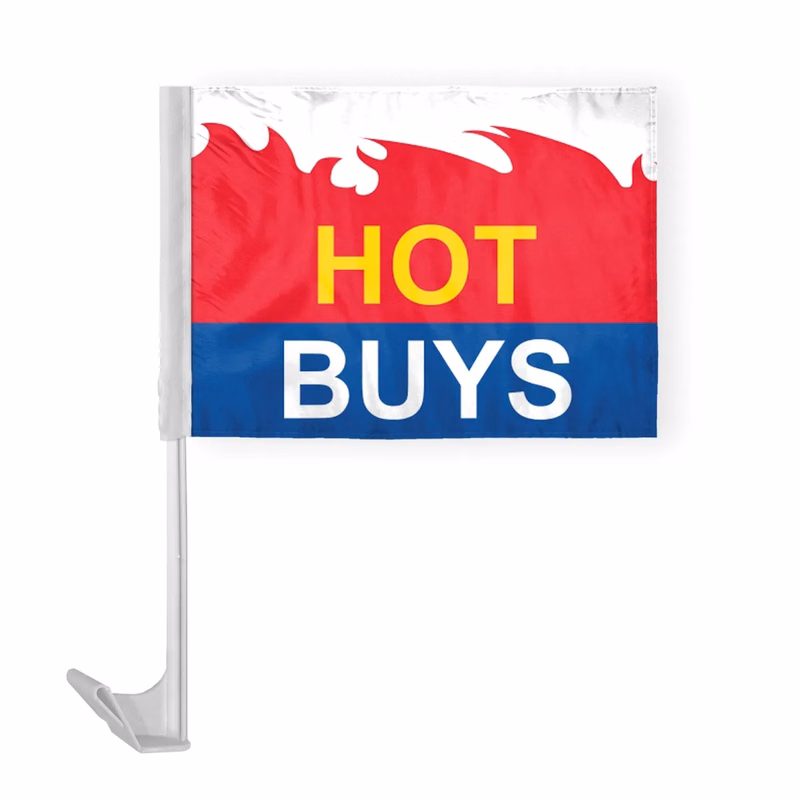 12" x 16" Advertising Car Flag - ePoly