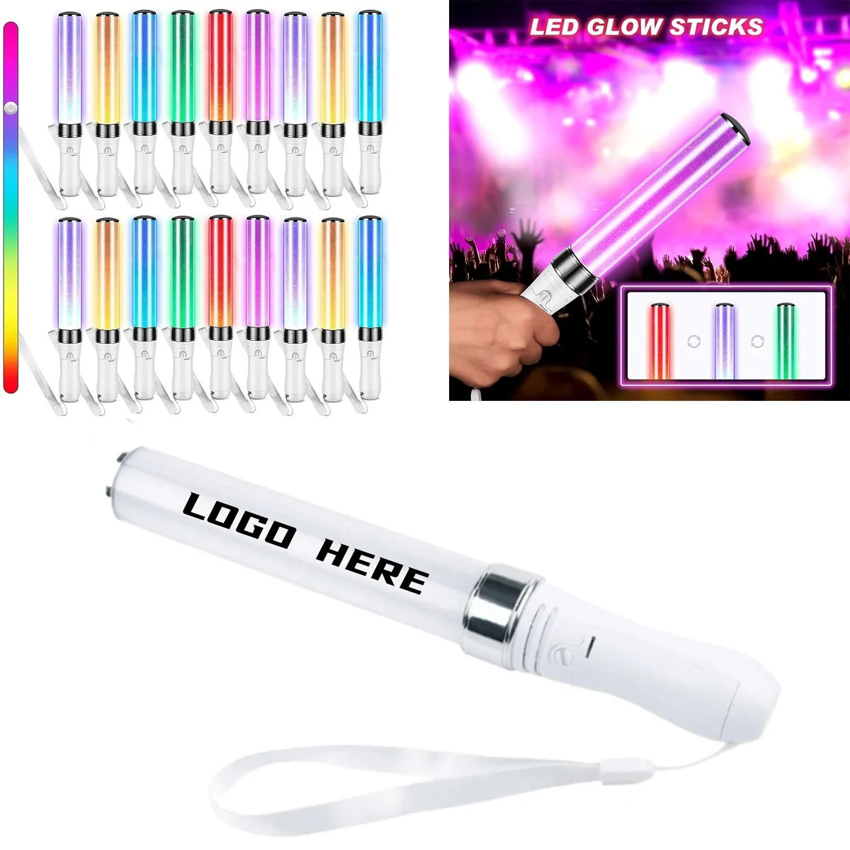15 Color LED Glow Stick 1