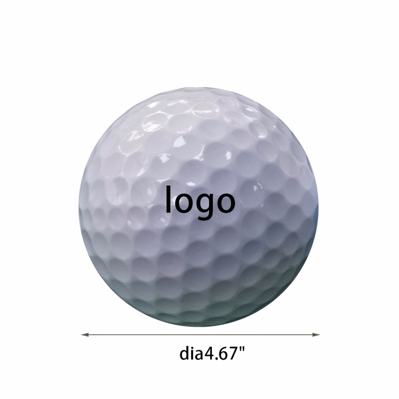 Customizable logo double-layer or triple-layer golf balls
