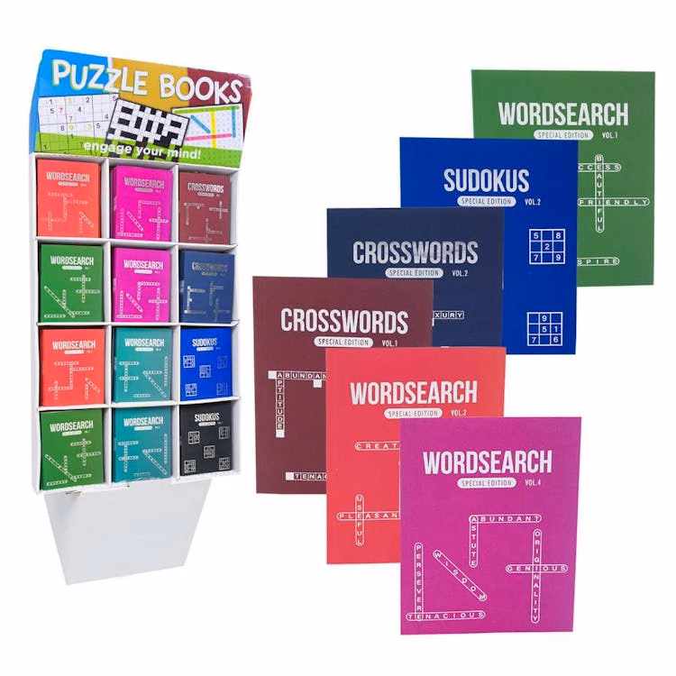 Puzzle Books 80 Pages - Six Titles
