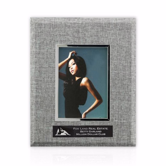Linen Picture Frame - Grey