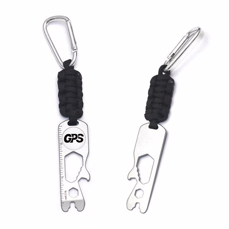 Outdoor Camping Multifunctional Tool Card Keychain