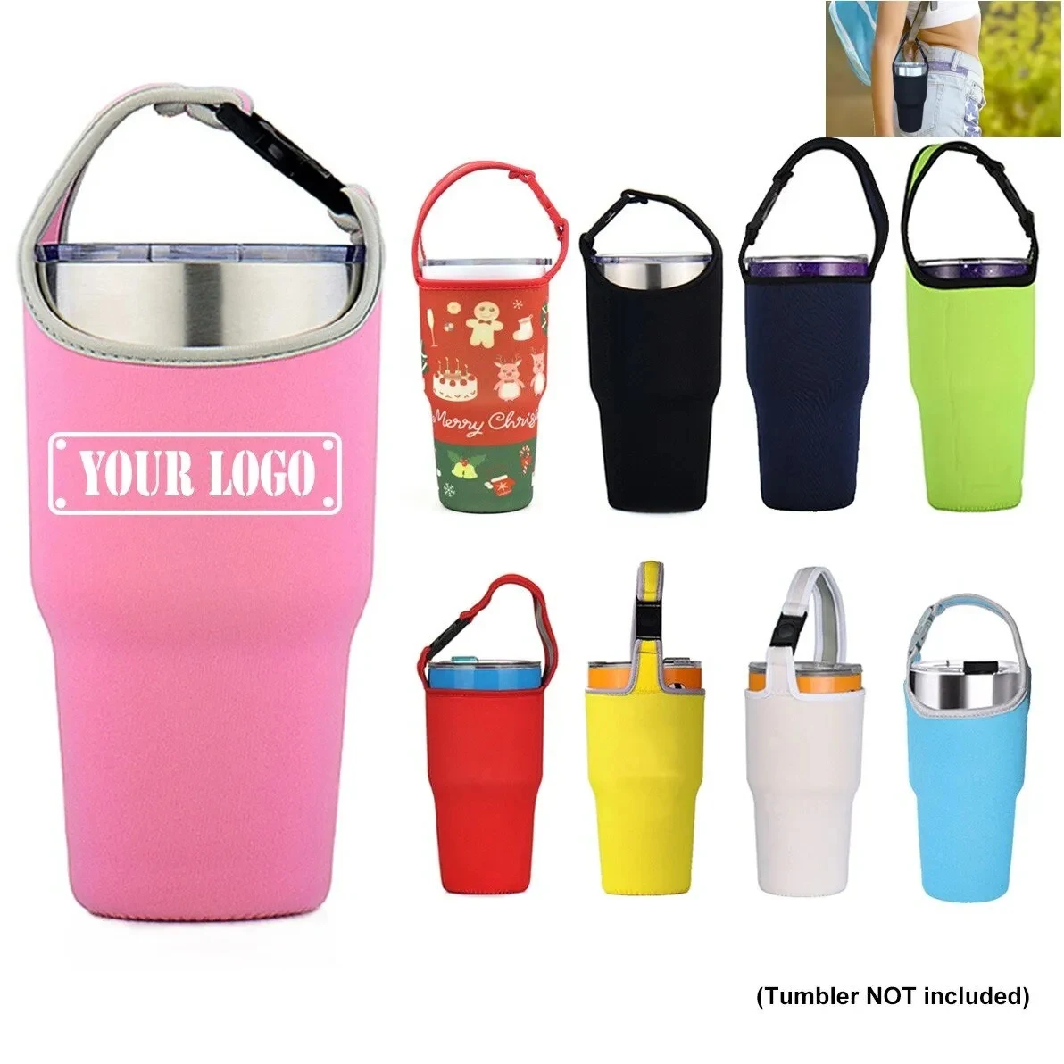 Neoprene Cup Grip Sleeve Handle Strap 1