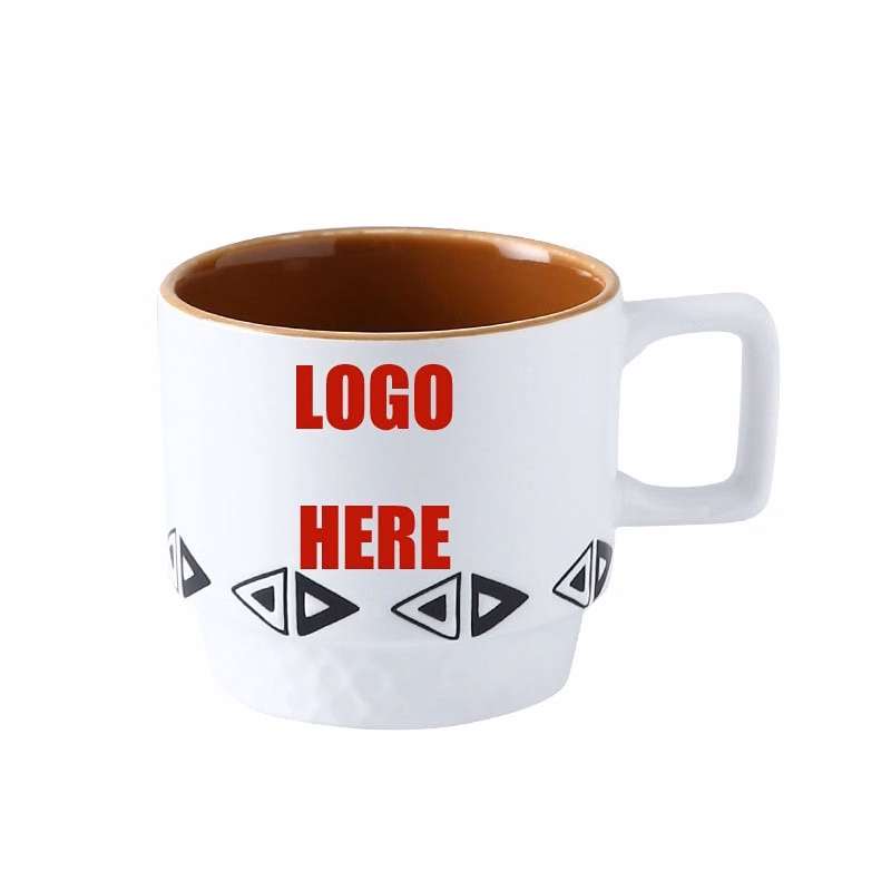 Custom 11 OZ Ceramic Stacking Coffee Mug