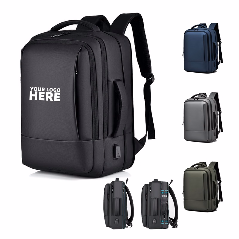 17.3'' Carry On Luggage Backpack w/USB Charging Port
