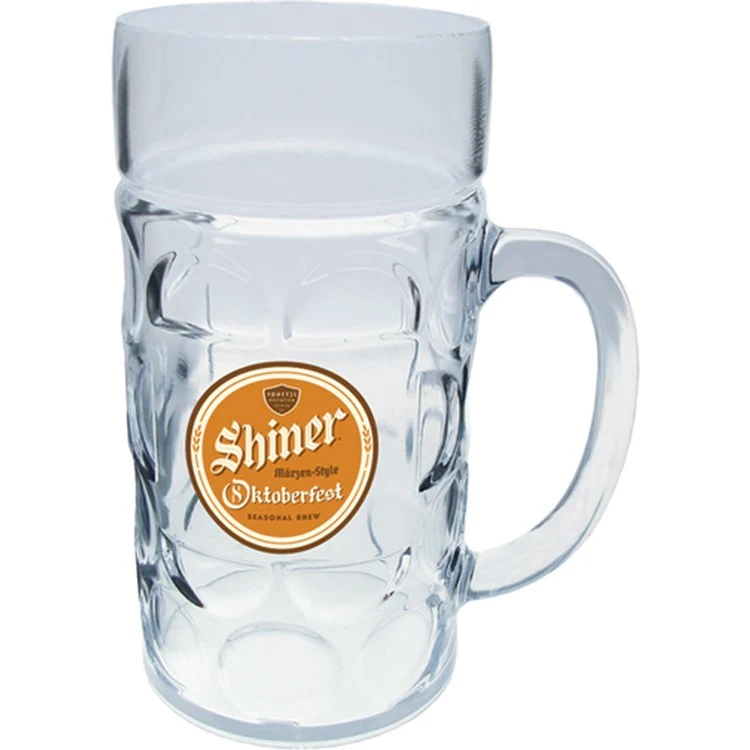 1 Liter Plastic German Style Oktoberfest Beer Mug with Handle 1