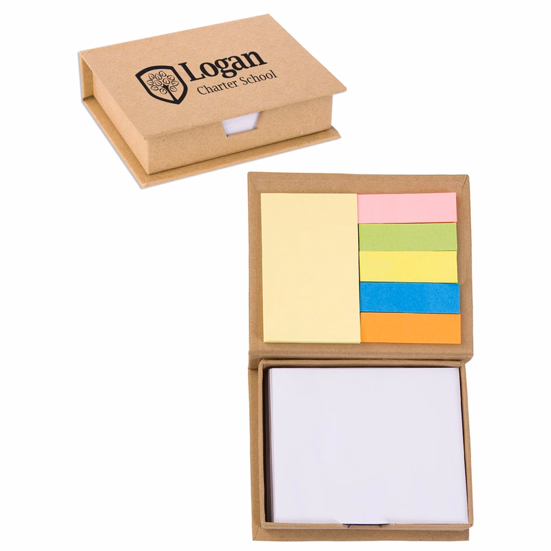 Cardboard Sticky Note Memo Case