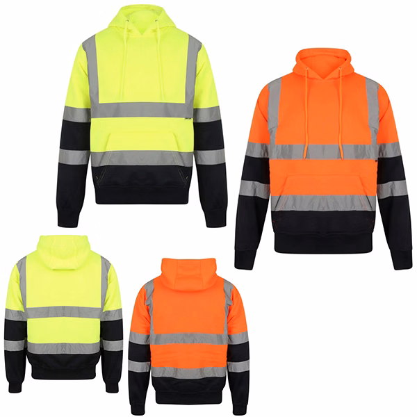 VISIPRO Reflective Colorblock Safety Hoodie - 280G Fleece -