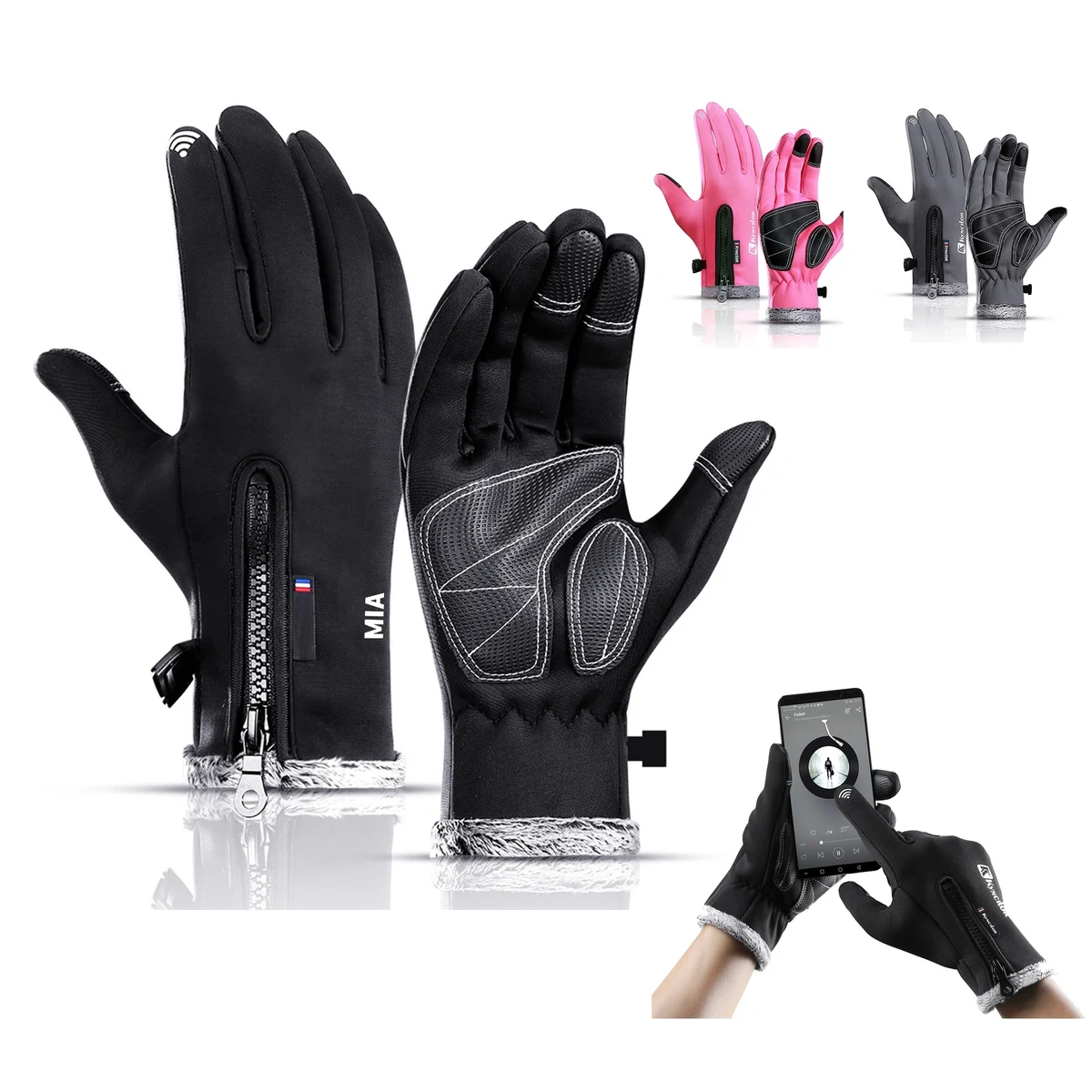 Warm Touchscreen Fleece Gloves 1