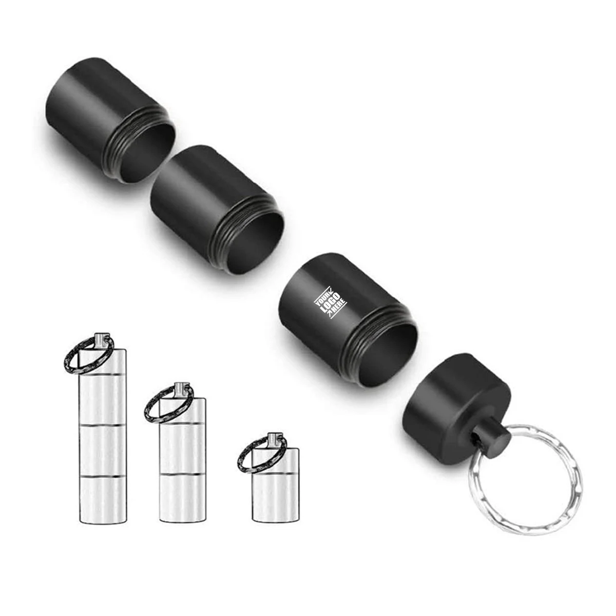 3-Pack Portable Pill Box 1