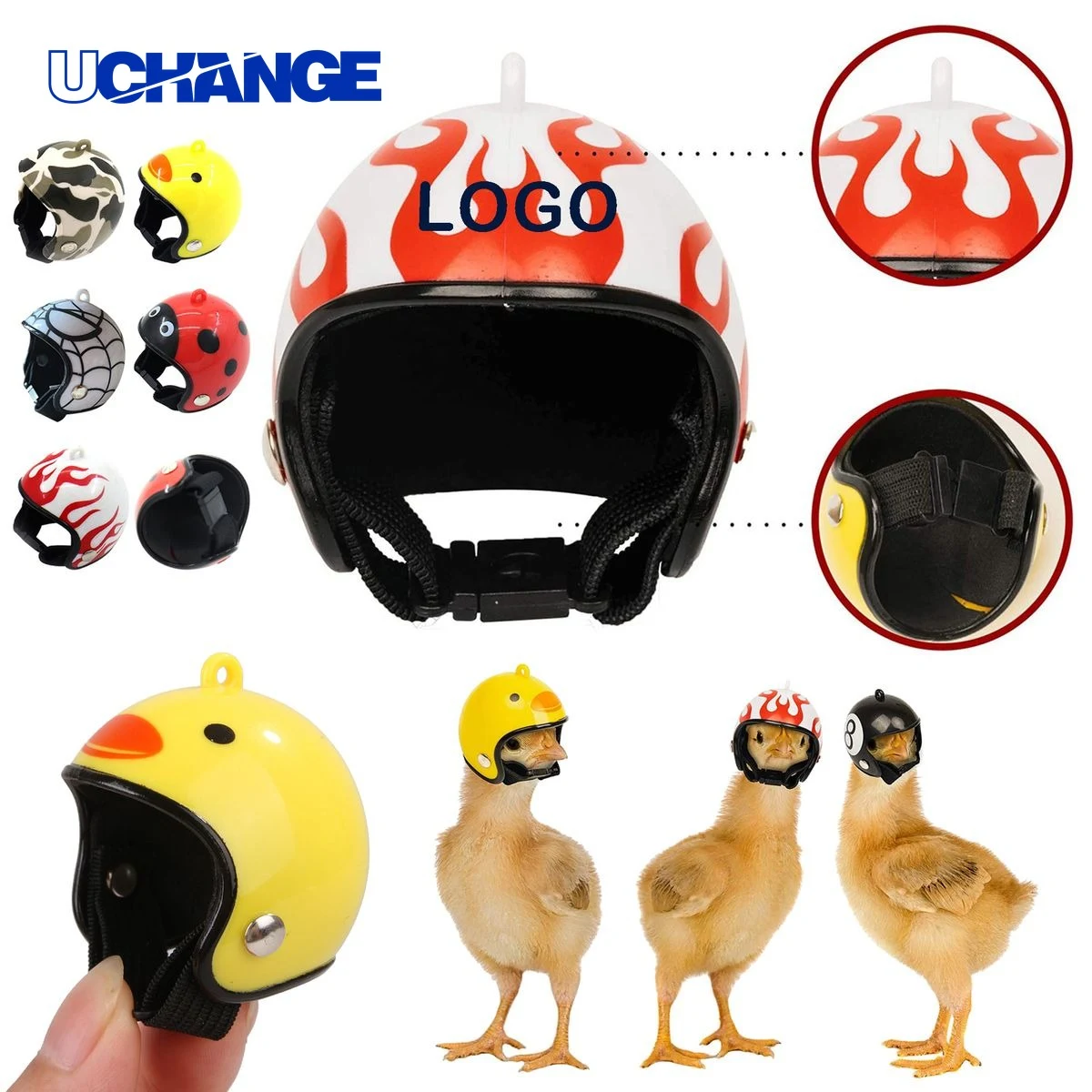 Chicken Safety Mini Helmet 1