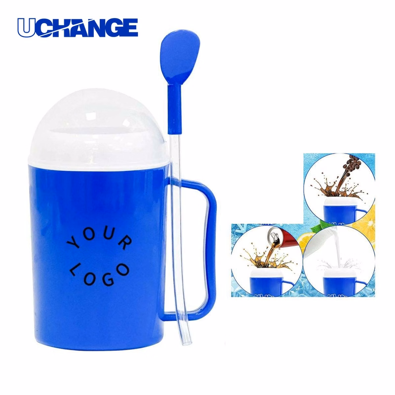 Slushie Maker Cup Drinkware 10oz with Stirring Spoon