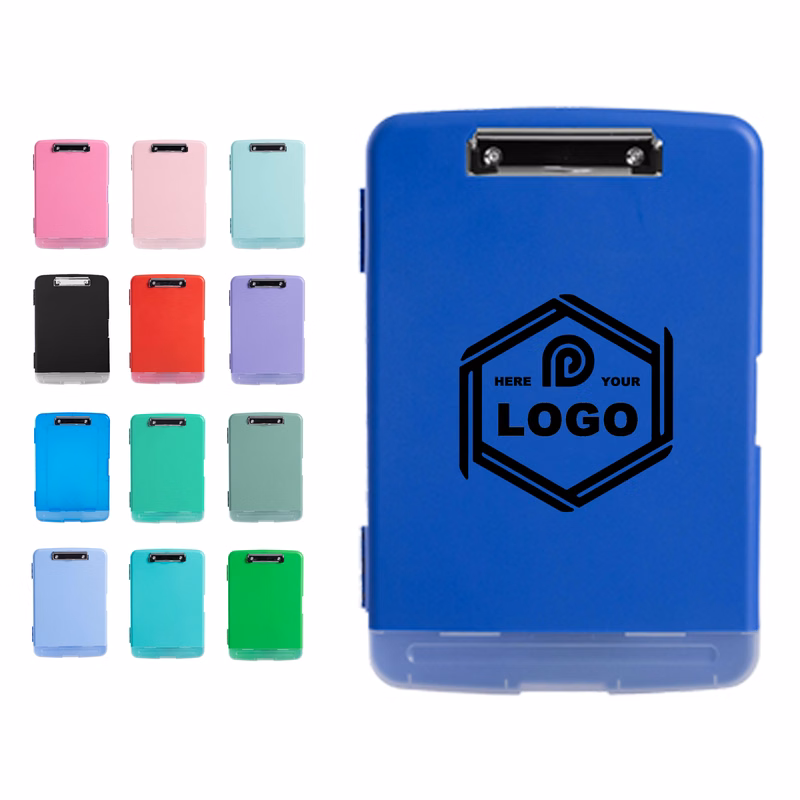 Foldable Medical Clipboard with Side Storage Pocket