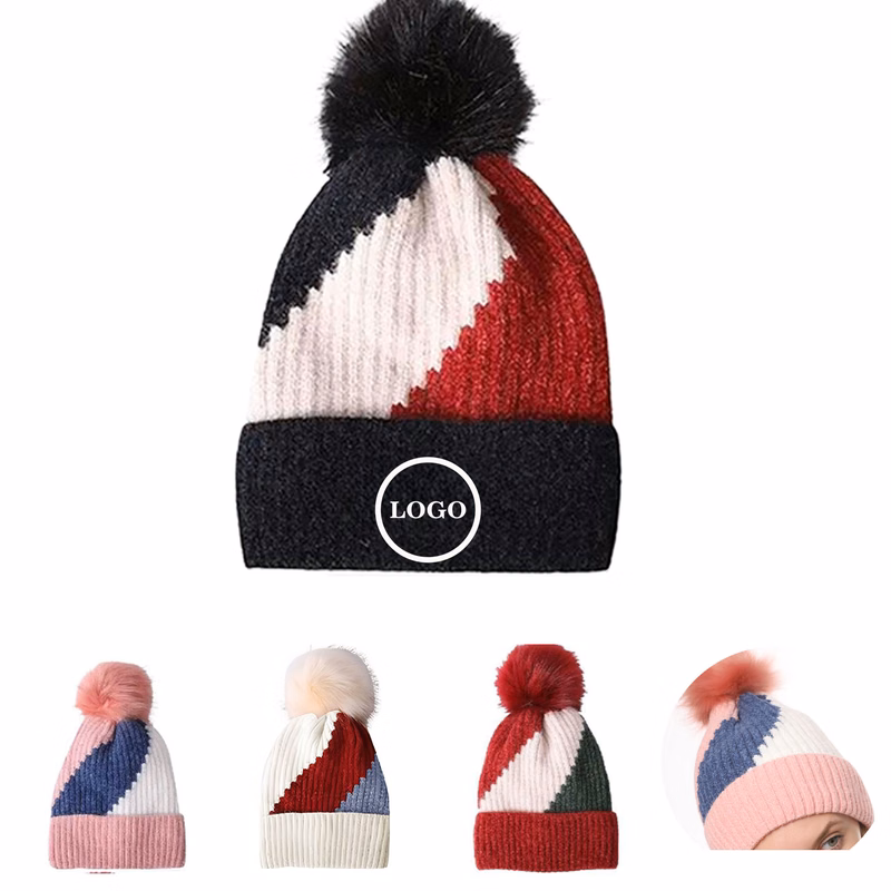 Fashionable Winter Beanie with Pom-Pom