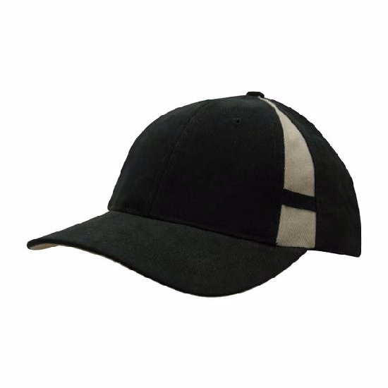 Brushed Heavy Cotton with Crown Inserts & Contrasting Peak Under & Strap