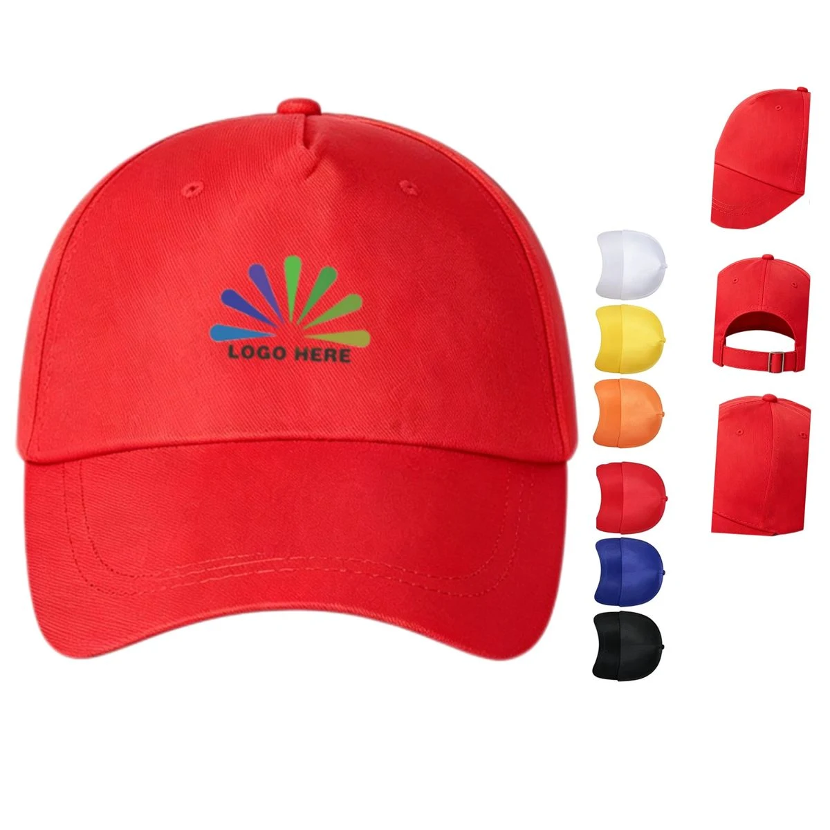 Solid Polyester Outdoor Baseball Hat 1