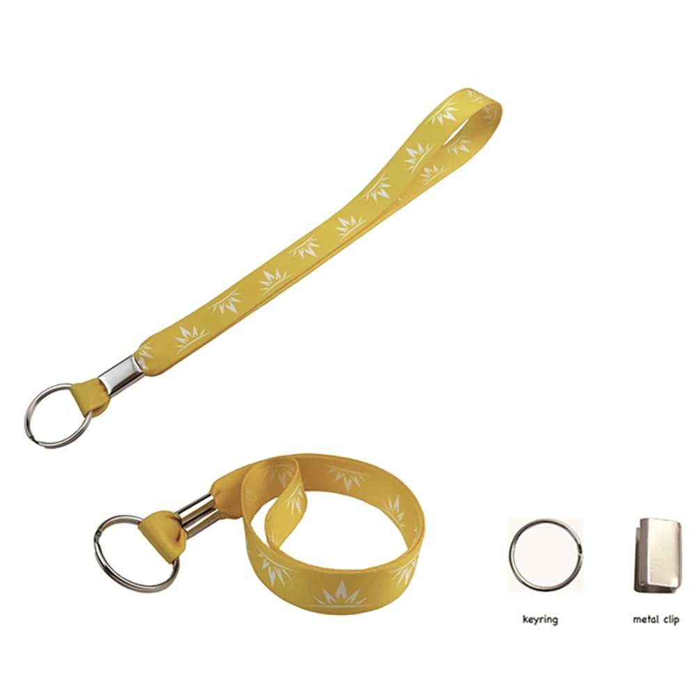 Polyester Lanyard with Keyring 1