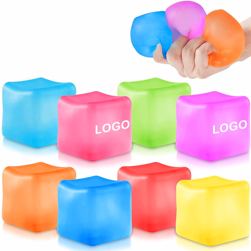 Sensory Stress Relief Cube with Slow Rebound
