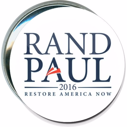Rand Paul 2016, Restore America Now, Political Button