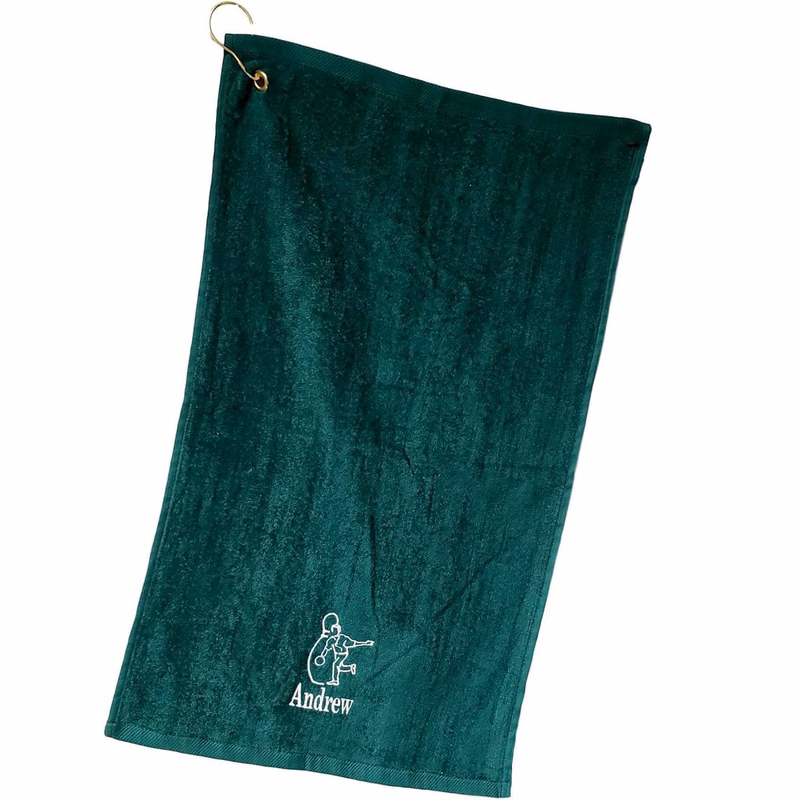 11"x18" Cotton Golf Towel W/ Hook