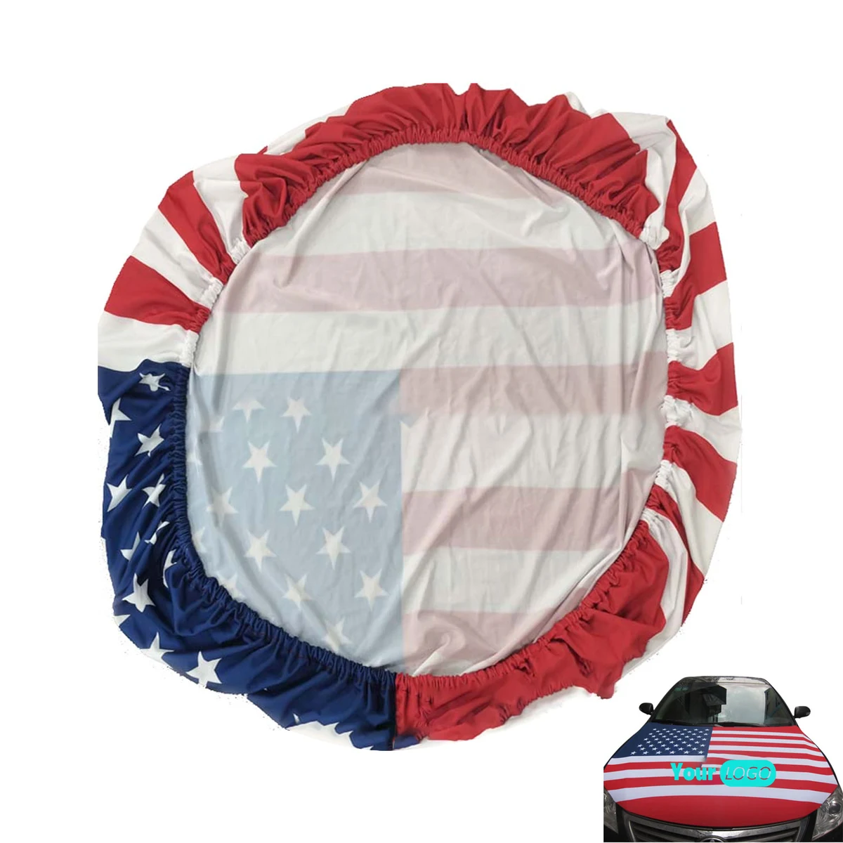 Stars and Stripes Vehicle Roof Cover 1