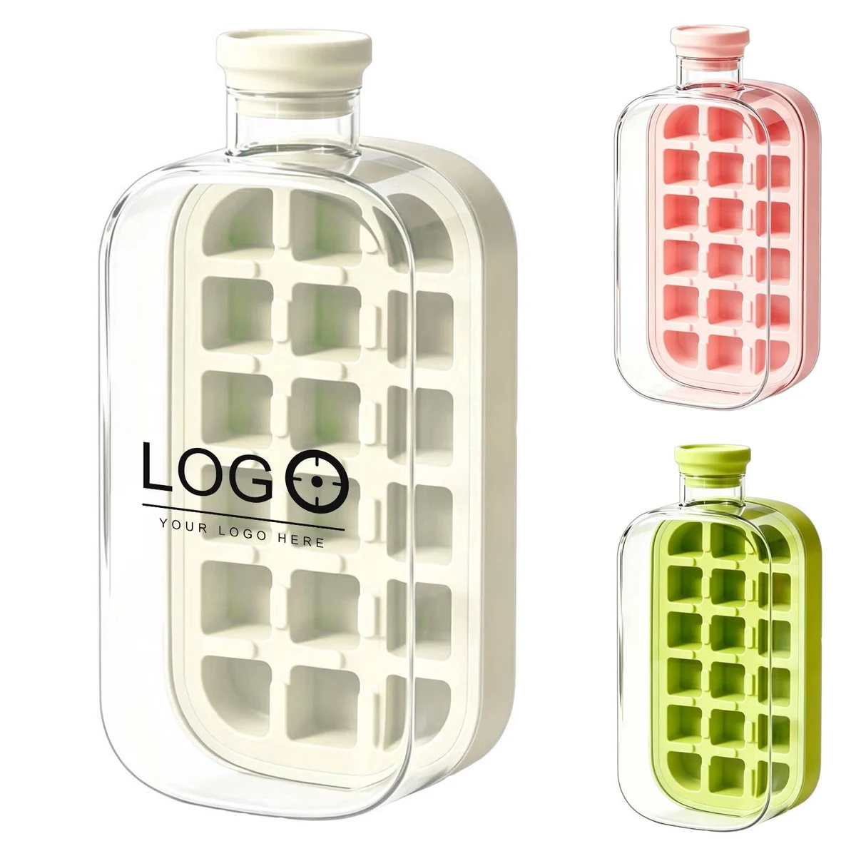 2 in 1 Portable Ice Cube Tray and Water Bottle 1