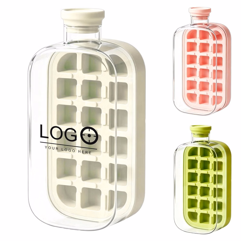 2 in 1 Portable Ice Cube Tray and Water Bottle