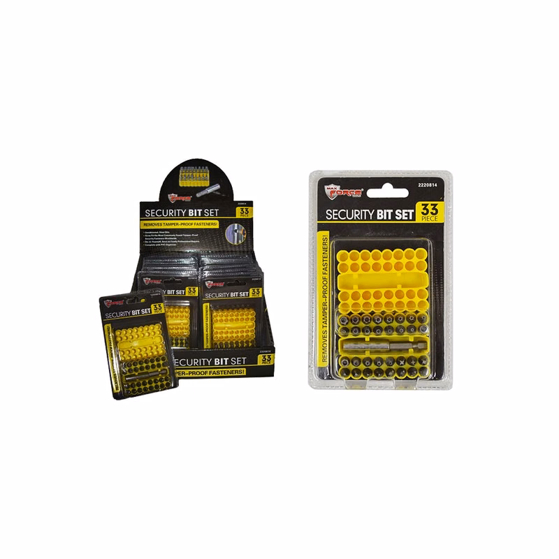 Security Bits 33 Piece Set