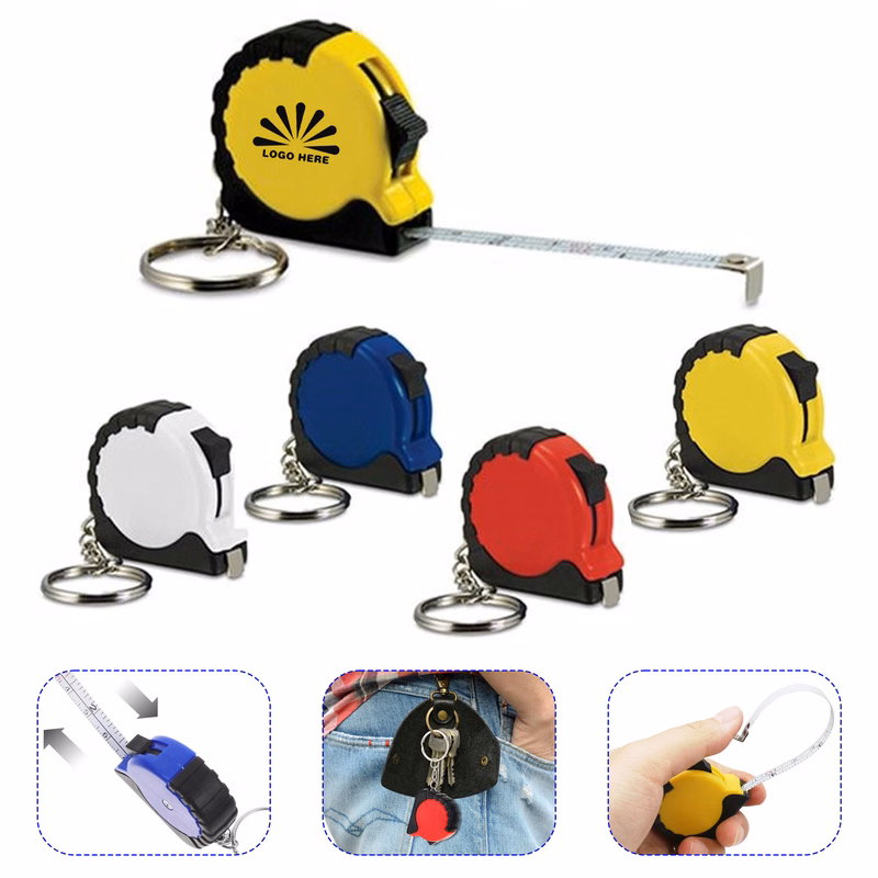 Retractable Keychain Portable Mini Measuring Tape