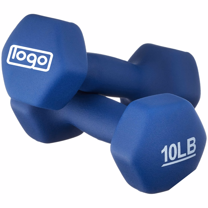 HexGrip-Dip-Coated Dumbbells for Yoga & Arm Sculpting