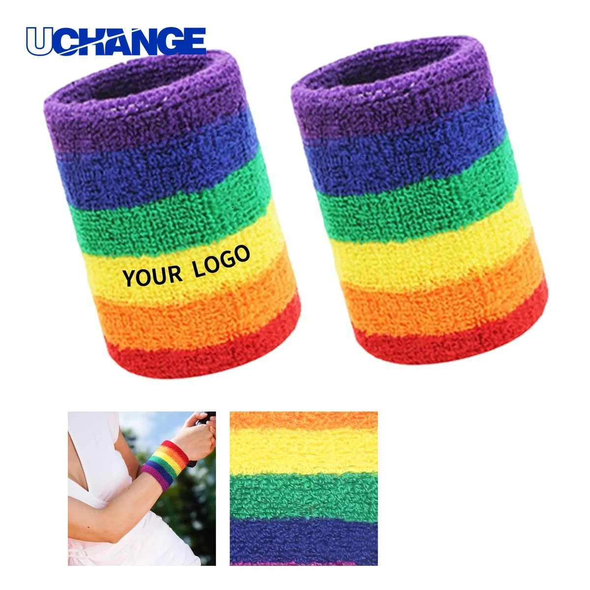 Cotton Blend Pride Wrist Brace Band for Events 1