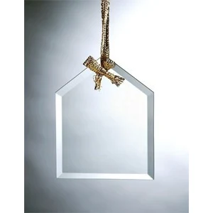 Jade Glass House Ornament 1
